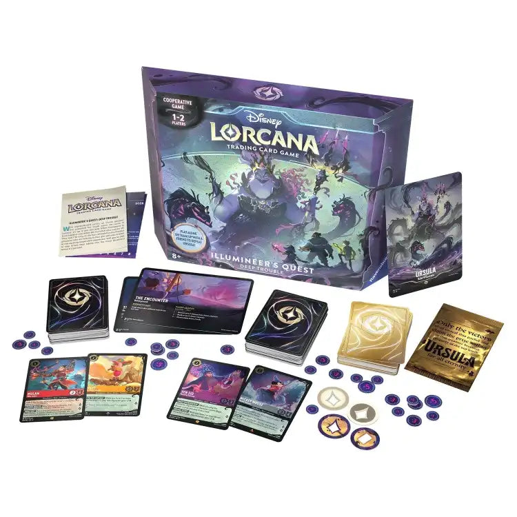 Disney Lorcana TCG: Set 4 - Ursulua's Return - Illumineer's Quest: Deep Trouble Gift Set (Inkl. 2 Decks) - ADLR Poké-Shop