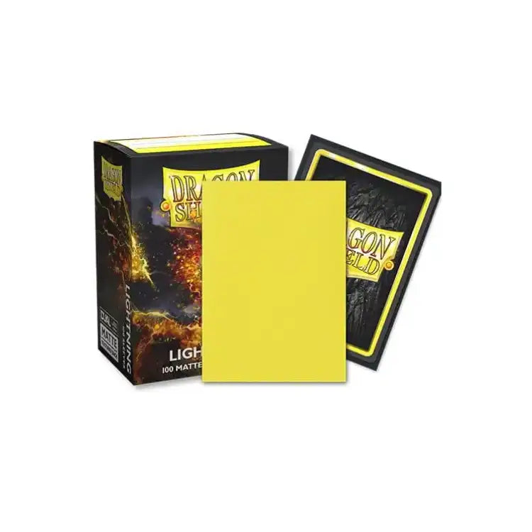 Dragon Shield: Dual Matte Sleeves (100 stk.) Kartotekskortlommer Dragon Shield Lightning