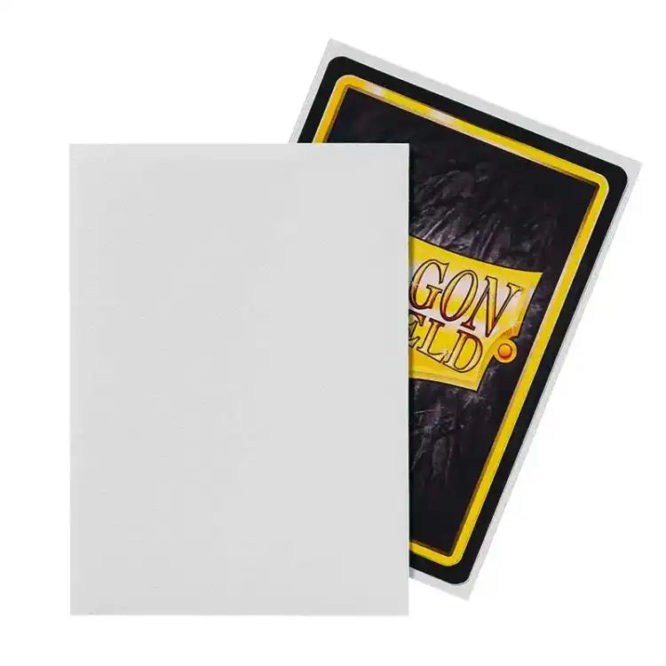 Dragon Shield Matte Sleeves (100 stk.) Card Sleeves Dragon Shield Hvid