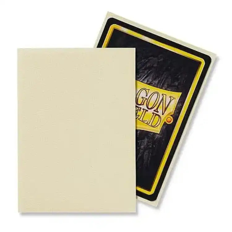 Dragon Shield: Matte Sleeves (100 stk.) Kartotekskortlommer Dragon Shield Ivory