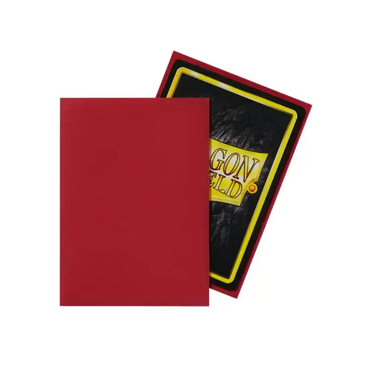 Dragon Shield Matte Sleeves (100 stk.) Card Sleeves Dragon Shield Rød