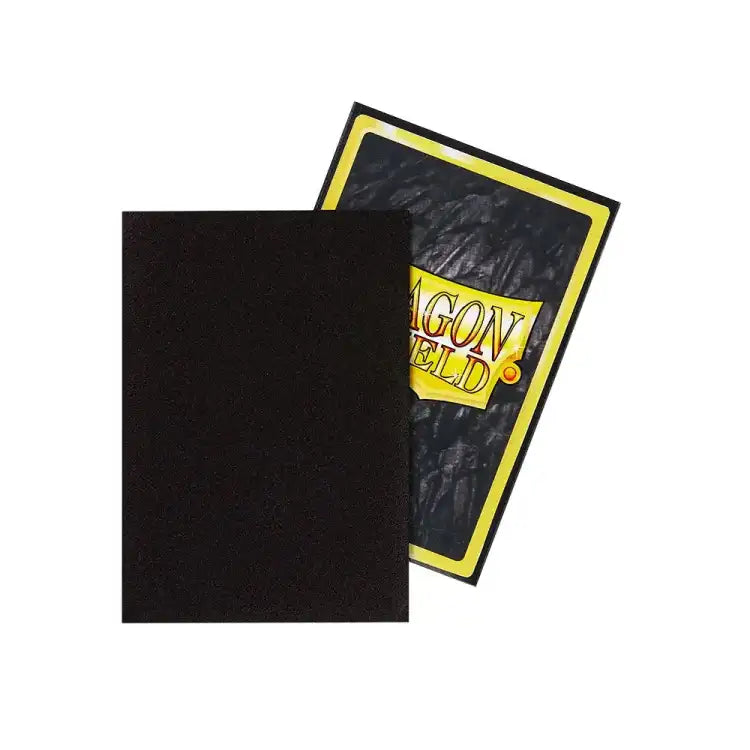 Dragon Shield: Matte Sleeves - Japanese Size (60 stk.) Kartotekskortlommer Dragon Shield Sort