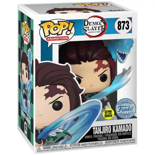 Funko POP! - Demon Slayer: Tanjiro Kamado (w/ Dragon) #873 (Glow) - ADLR Poké-Shop