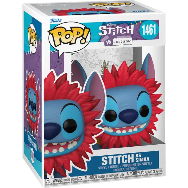 Funko POP! - Disney: Stitch in Costume - Stitch as Simba #1461 - ADLR Poké-Shop