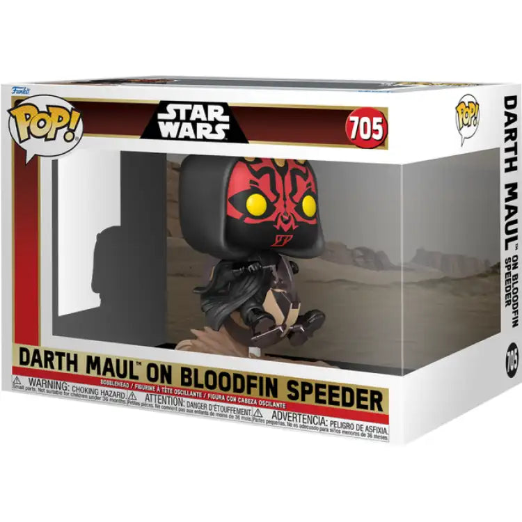 Funko POP! Rides - Star Wars: Darth Maul on Bloodfin Speeder #705 - ADLR Poké-Shop