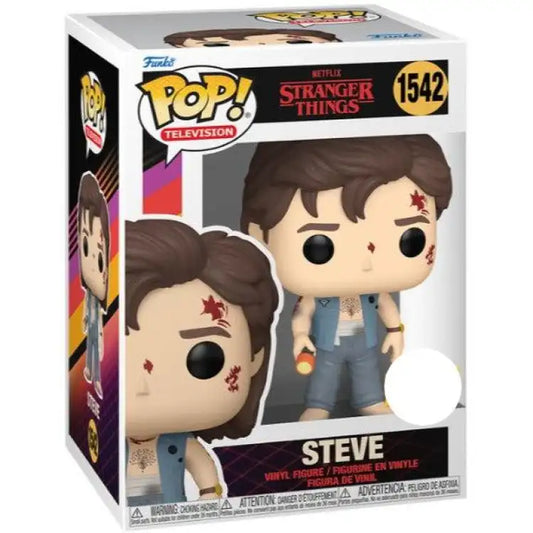 Funko POP! - Stranger Things: Battle Damaged Steve (Special Edition) #1542 - ADLR Poké-Shop