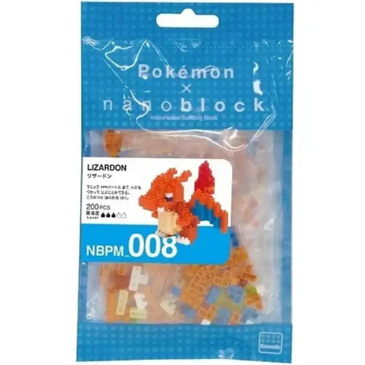 Nanoblock: Pokémon - Charizard - Action- og legetøjsfigurer