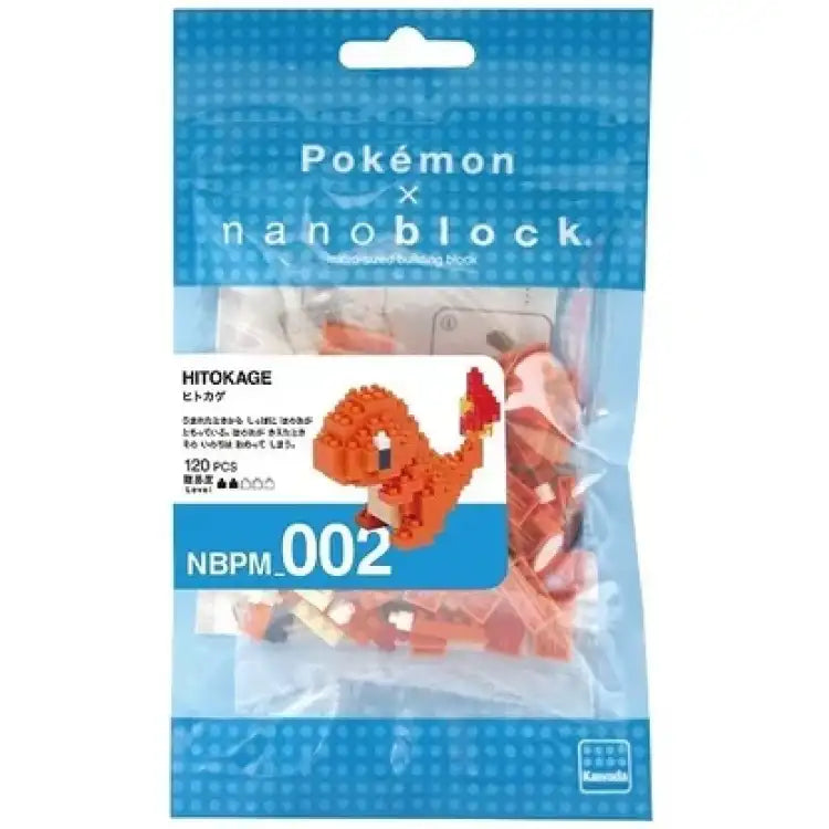 Nanoblock: Pokémon - Charmander - Action- og legetøjsfigurer