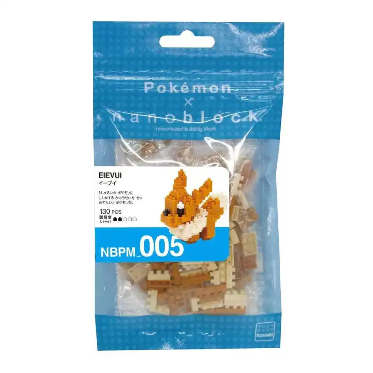 Nanoblock: Pokémon - Eevee - Action- og legetøjsfigurer