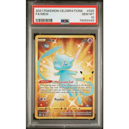Pokemon Celebrations: Mew #025 - PSA 10, Gem Mint - ADLR Poké-Shop