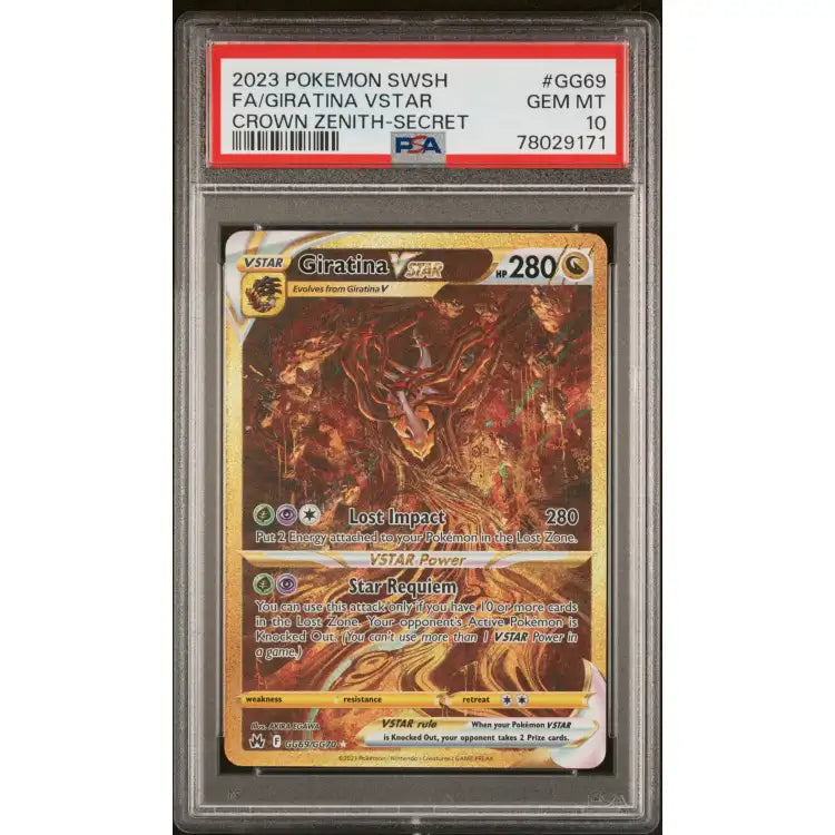 Giratina VStar Gold GG69/GG70 Crown selling Zenith NEAR MINT