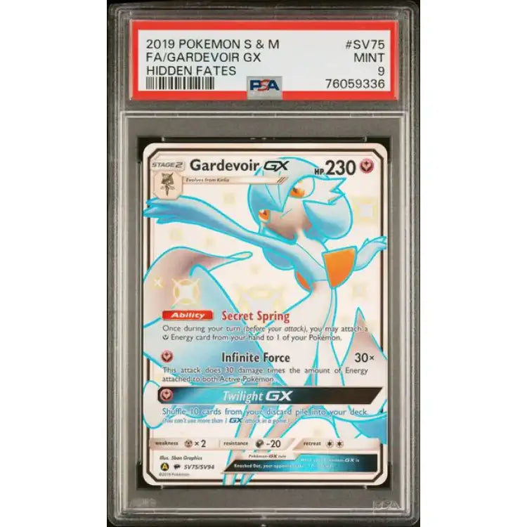 Pokemon Hidden Fates: Gardevoir GX #SV75 - PSA 9, Mint - ADLR Poké-Shop