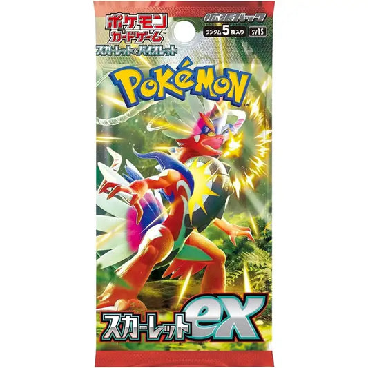 Pokemon S&V: Scarlet, Japansk Booster-Pakke - ADLR Poké-Shop