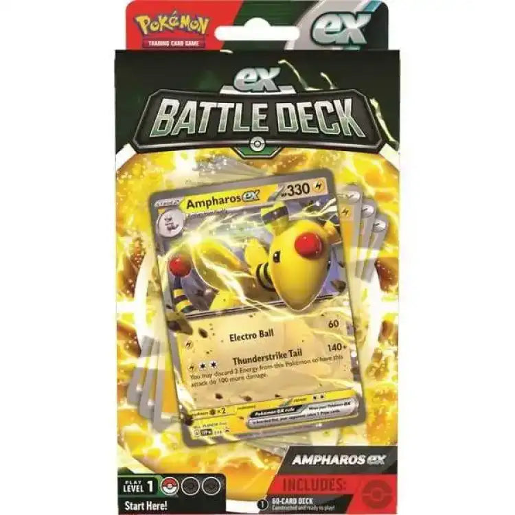 Pokémon TCG: Ampharos ex Battle Deck Samlekort Pokémon
