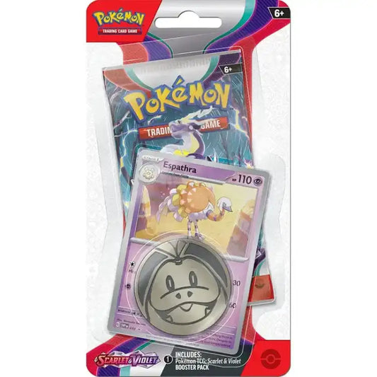 Pokémon TCG: Scarlet & Violet - Checklane Blister - Espathra Samlekort Pokémon