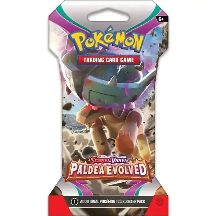 Pokémon TCG: Scarlet & Violet Paldea Evolved - Sleeved Booster Pack Samlekort Pokémon