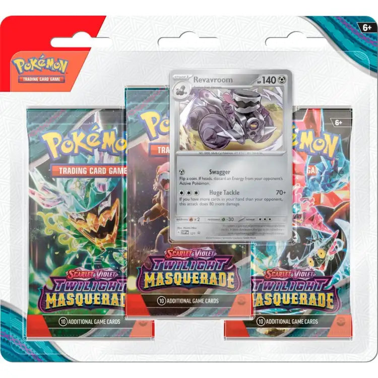 Pokémon TCG: Scarlet & Violet: Twilight Masquerade - 3-Pack Blister Pack - ADLR Poké-Shop