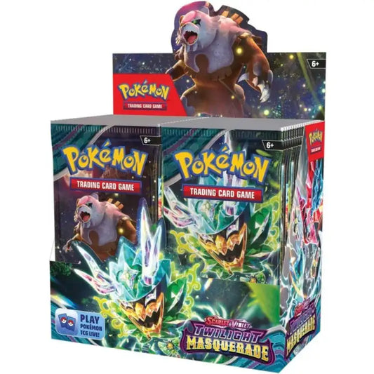 Pokémon TCG: Scarlet & Violet: Twilight Masquerade - Booster Box (36 Pakker) - ADLR Poké-Shop