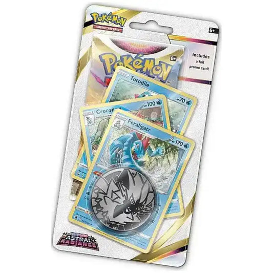 Pokémon: Sword & Shield Astral Radiance Premium Checklane Blister Samlekort Pokémon Feraligatr Evolutions