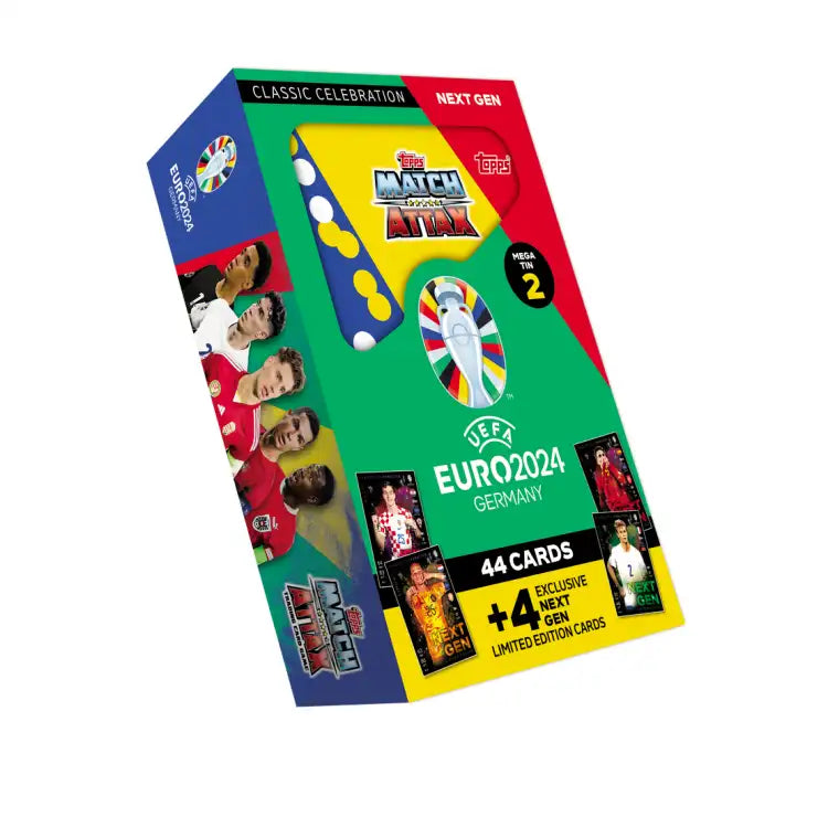 Topps: Match Attax Fodboldkort - EURO 2024 - Mega Tin - ADLR Poké-Shop