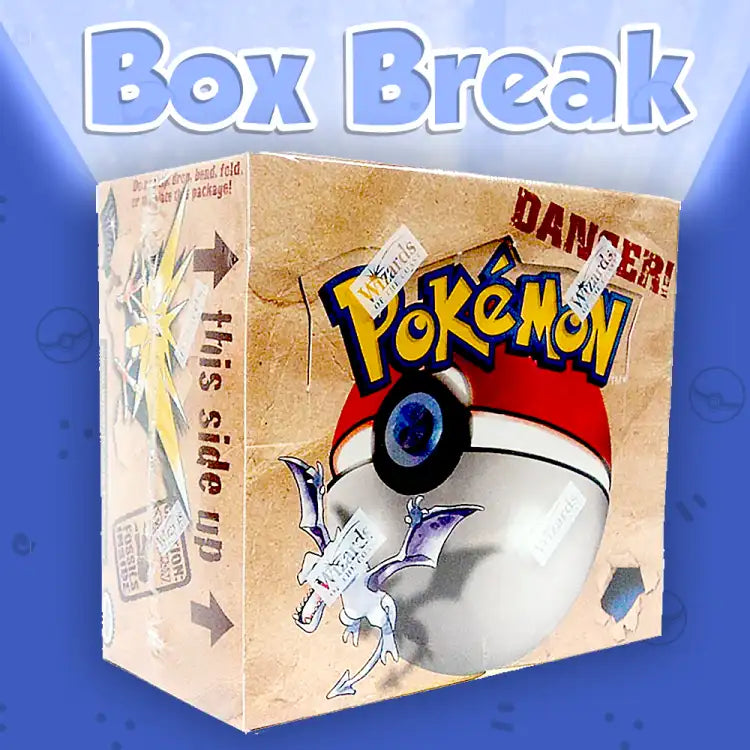Box Break! - Pokemon Fossil Booster-Pakke - ADLR Poké-Shop