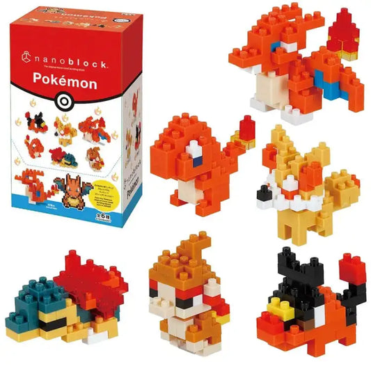 Nanoblock: 6-pack, Pokemon Fire Type - ADLR Poké-Shop