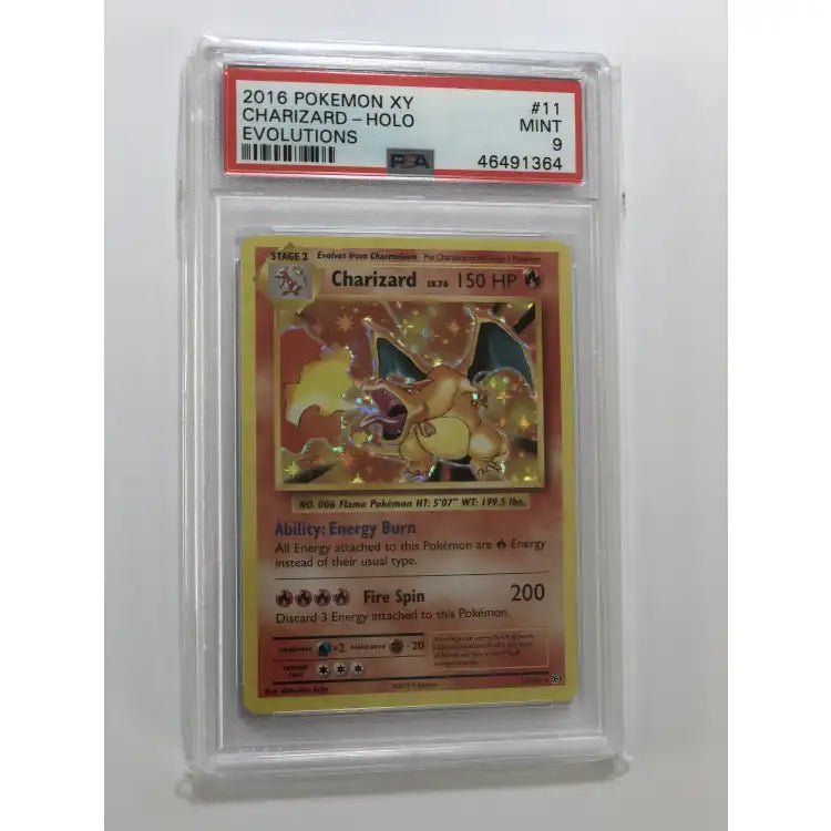 Pokemon Evolutions: Holo Charizard #11 2016 - PSA 9 Mint