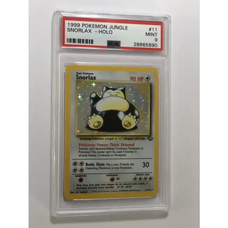 Pokemon Jungle: Holo Snorlax #11 1999 - PSA 9 Mint
