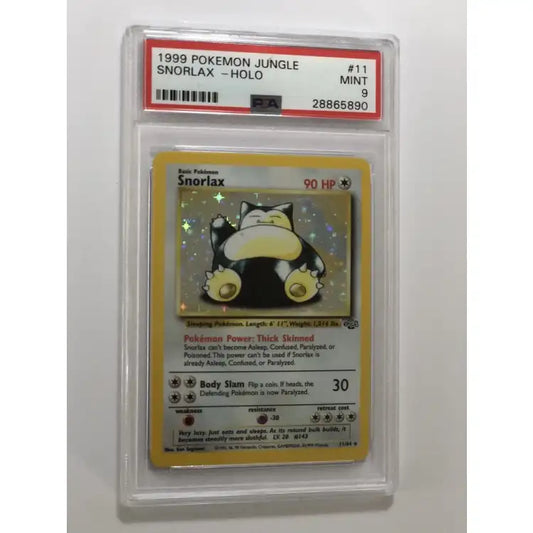 Pokemon Jungle: Holo Snorlax #11 1999 - PSA 9 Mint