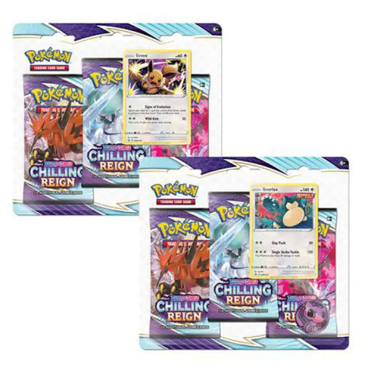Pokemon SWSH: Chilling Reign 3-Pak Blister - ADLR Poké-Shop