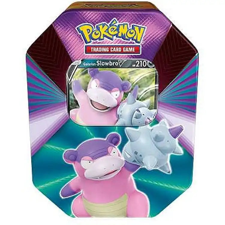 Pokemon SWSH: Mew/Slowbro/Lucario V Forces Tin - Galarian