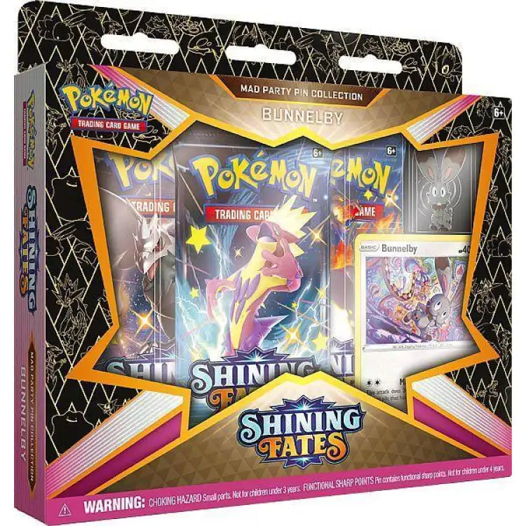Pokemon SWSH: Shining Fates Mad Party Pin Collection -