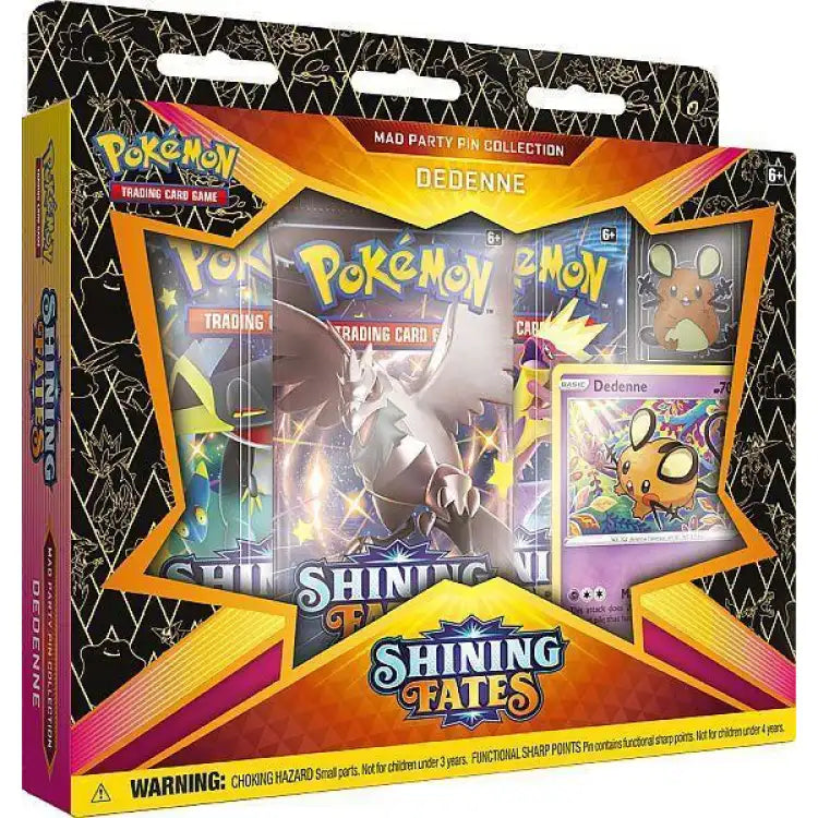 Pokemon SWSH: Shining Fates Mad Party Pin Collection -