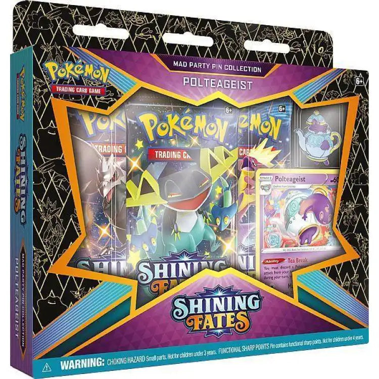 Pokemon SWSH: Shining Fates Mad Party Pin Collection -