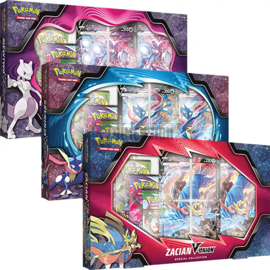 Pokemon SWSH: V-UNION Mewtwo/Zacian/Greninja Special