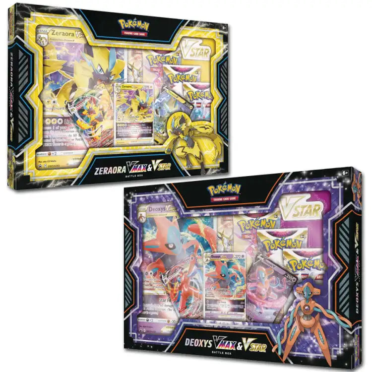 Pokemon Trading Card Game Sword Shield Deoxys VMAX VSTAR Battle Box 4  Booster Packs, Promo Card, 2 Etched Promo Cards, Oversize Card More Pokemon  USA - ToyWiz