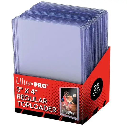 Ultra Pro: Regular Toploader 25 stk