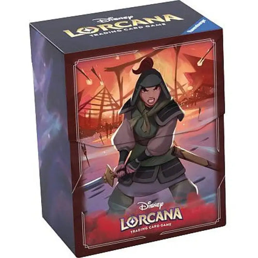 Disney Lorcana TCG: Mulan - Soldier in Training. Deck Box