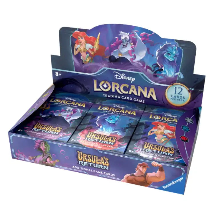 Disney Lorcana TCG: Set 4 - Ursula's Return - Booster Display Box (24 Pakker) - ADLR Poké-Shop