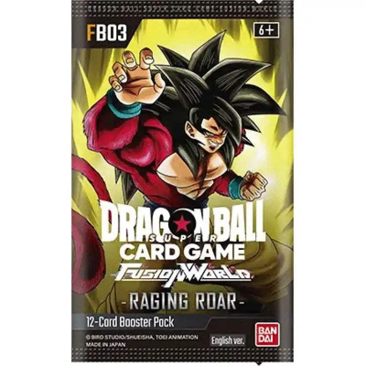 Dragon Ball Super TCG: Fusion World: Booster Pack - Raging Roar (FB03) - ADLR Poké-Shop