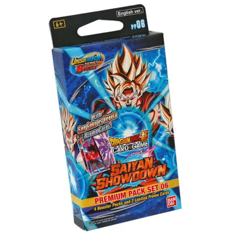 Dragon Ball Super TCG: Premium Pack - PP06, Saiyan Showdown - ADLR Poké-Shop