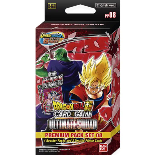 Dragon Ball Super TCG: Premium Pack Set - Unison Warriors Series 08: Ultimate Squad (DBS-PP08) - ADLR Poké-Shop