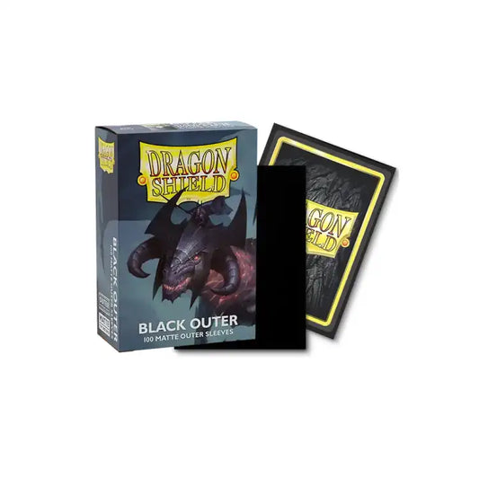 Dragon Shield: Black Matte Outer Sleeves (100 stk.)