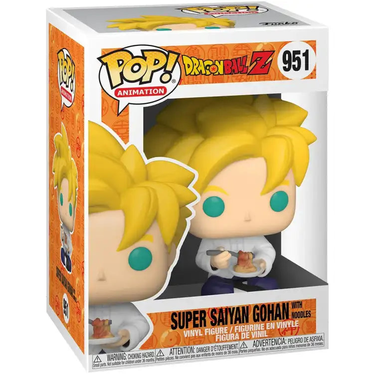 Funko POP! - Dragon Ball Z: Super Saiyan Gohan (w/ Noodles) #951 - ADLR Poké-Shop