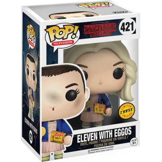 Funko POP! - Stranger Things: Eleven with Eggos (Chase!) #421 - ADLR Poké-Shop