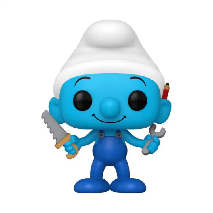 Funko POP! - The Smurfs: Handy Smurf (Altmuligsmølf) #1519 - ADLR Poké-Shop