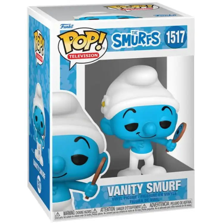 Funko POP! - The Smurfs: Vanity Smurf (Pyntesmølf) #1517 - ADLR Poké-Shop