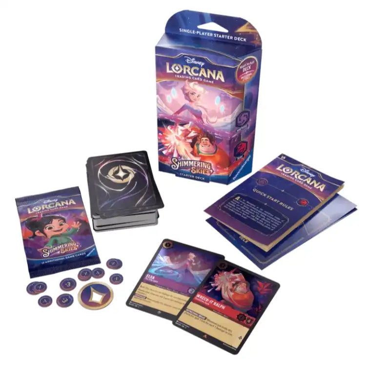 Lorcana TCG: Set 5 - Shimmering Skies - Starter Deck: Amethyst/Ruby (Elsa & Ralph) - ADLR Poké-Shop