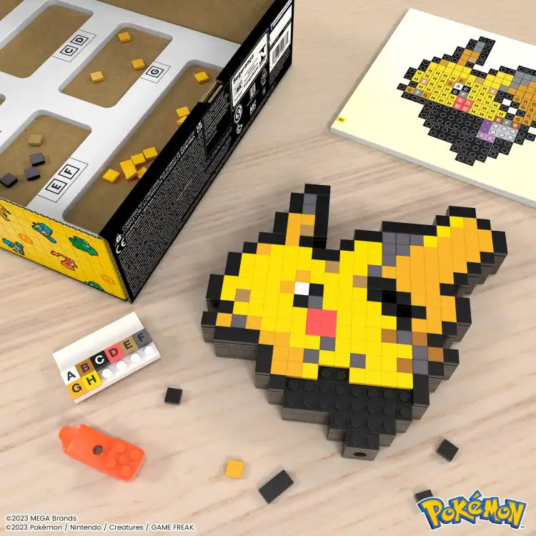 Mega Construx: Pokémon - Pikachu Pixel Art - Construction Set - ADLR Poké-Shop