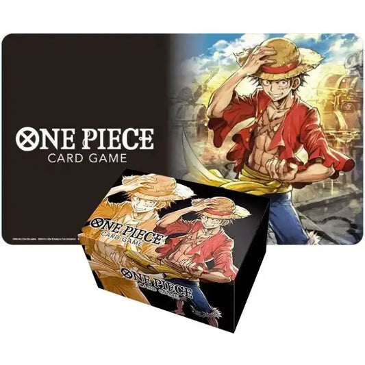 One Piece Card Game: Playmat & Storage Box Set - Monkey D.